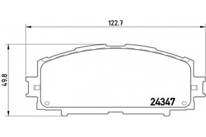 Brembo Σετ τακάκια, Δισκόφρενα - P 83 086