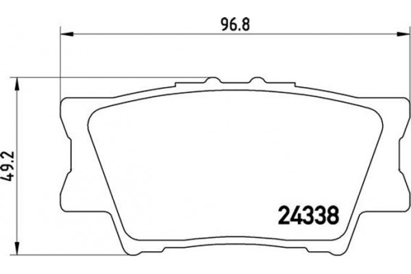 Brembo Σετ τακάκια, Δισκόφρενα - P 83 089