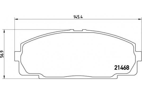 Brembo Σετ τακάκια, Δισκόφρενα - P 83 092