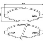 Brembo Σετ τακάκια, Δισκόφρενα - P 83 094