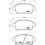 Brembo Σετ τακάκια, Δισκόφρενα - P 83 103