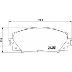 Brembo Σετ τακάκια, Δισκόφρενα - P 83 106