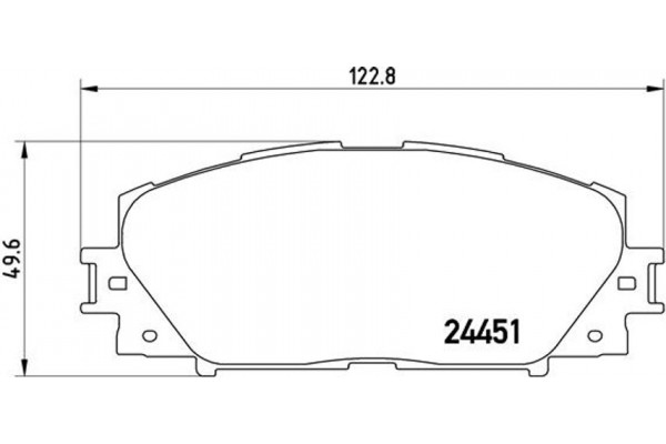 Brembo Σετ τακάκια, Δισκόφρενα - P 83 106