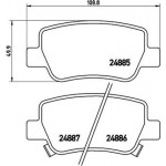 Brembo Σετ τακάκια, Δισκόφρενα - P 83 112