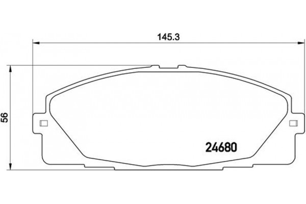 Brembo Σετ τακάκια, Δισκόφρενα - P 83 139