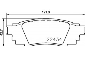 Brembo Σετ τακάκια, Δισκόφρενα - P 83 160