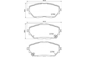 Brembo Σετ τακάκια, Δισκόφρενα - P 83 171