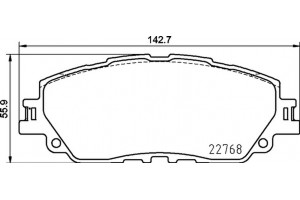 Brembo Σετ τακάκια, Δισκόφρενα - P 83 172