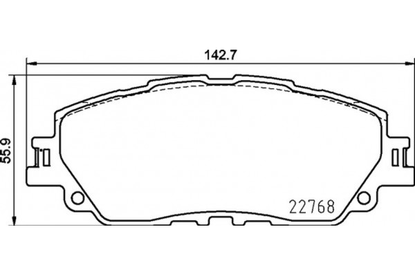 Brembo Σετ τακάκια, Δισκόφρενα - P 83 172