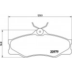 Brembo Σετ τακάκια, Δισκόφρενα - P 85 008