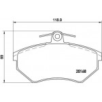 Brembo Σετ τακάκια, Δισκόφρενα - P 85 011