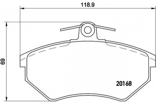 Brembo Σετ τακάκια, Δισκόφρενα - P 85 011