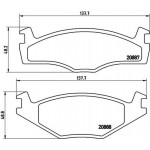 Brembo Σετ τακάκια, Δισκόφρενα - P 85 012