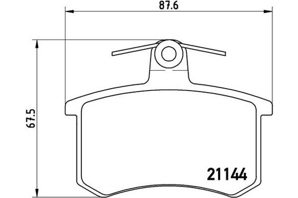 Brembo Σετ τακάκια, Δισκόφρενα - P 85 013