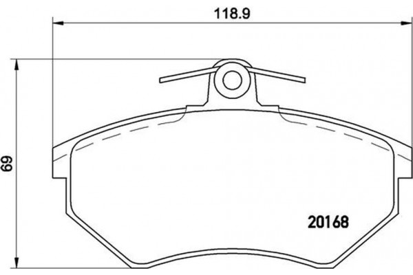 Brembo Σετ τακάκια, Δισκόφρενα - P 85 015