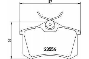 Brembo Σετ τακάκια, Δισκόφρενα - P 85 017
