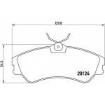 Brembo Σετ τακάκια, Δισκόφρενα - P 85 028