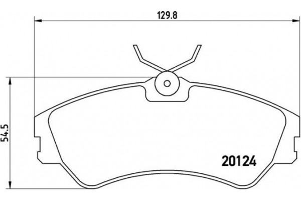 Brembo Σετ τακάκια, Δισκόφρενα - P 85 028