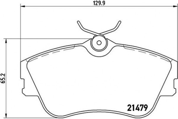 Brembo Σετ τακάκια, Δισκόφρενα - P 85 029