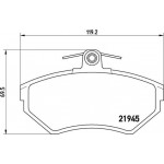 Brembo Σετ τακάκια, Δισκόφρενα - P 85 032