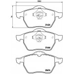 Brembo Σετ τακάκια, Δισκόφρενα - P 85 036