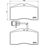 Brembo Σετ τακάκια, Δισκόφρενα - P 85 053