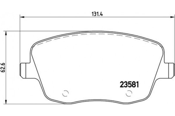 Brembo Σετ τακάκια, Δισκόφρενα - P 85 057X