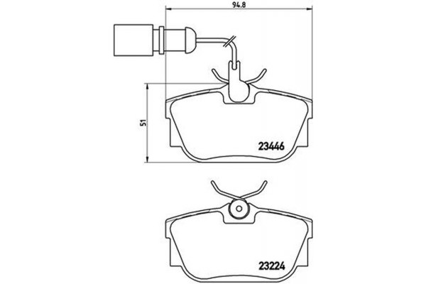 Brembo Σετ τακάκια, Δισκόφρενα - P 85 059 Brembo Σετ τακάκια, Δισκόφρενα - P 85 059