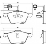 Brembo Σετ τακάκια, Δισκόφρενα - P 85 061