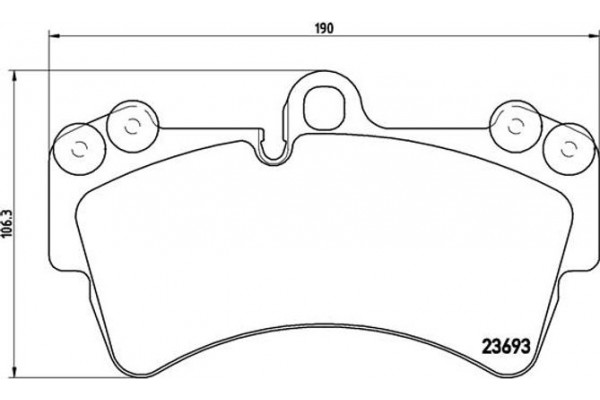 Brembo Σετ τακάκια, Δισκόφρενα - P 85 065