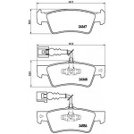 Brembo Σετ τακάκια, Δισκόφρενα - P 85 068
