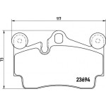 Brembo Σετ τακάκια, Δισκόφρενα - P 85 070