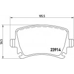 Brembo Σετ τακάκια, Δισκόφρενα - P 85 073X