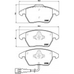 Brembo Σετ τακάκια, Δισκόφρενα - P 85 075X