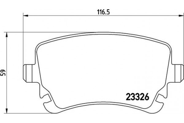 Brembo Σετ τακάκια, Δισκόφρενα - P 85 076