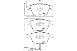 Brembo Σετ τακάκια, Δισκόφρενα - P 85 079
