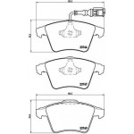 Brembo Σετ τακάκια, Δισκόφρενα - P 85 081