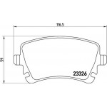Brembo Σετ τακάκια, Δισκόφρενα - P 85 083