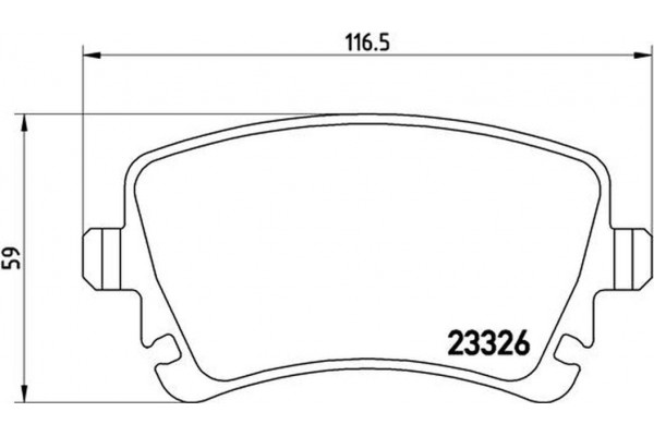 Brembo Σετ τακάκια, Δισκόφρενα - P 85 083