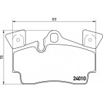 Brembo Σετ τακάκια, Δισκόφρενα - P 85 088 Brembo Σετ τακάκια, Δισκόφρενα - P 85 088