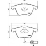 Brembo Σετ τακάκια, Δισκόφρενα - P 85 097