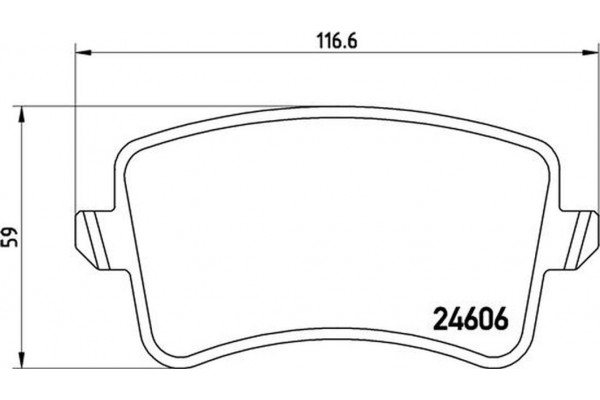 Brembo Σετ τακάκια, Δισκόφρενα - P 85 099