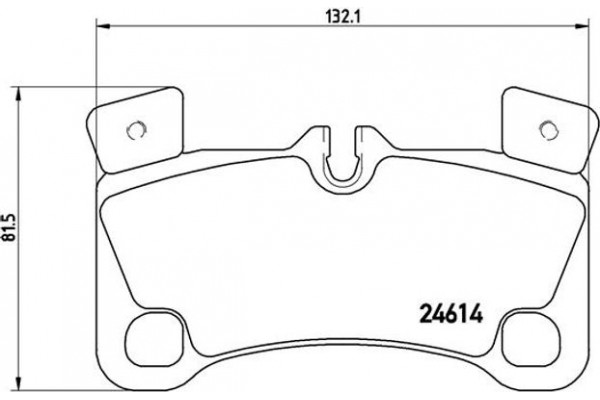 Brembo Σετ τακάκια, Δισκόφρενα - P 85 103