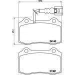 Brembo Σετ τακάκια, Δισκόφρενα - P 85 104