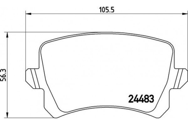 Brembo Σετ τακάκια, Δισκόφρενα - P 85 108