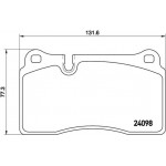 Brembo Σετ τακάκια, Δισκόφρενα - P 85 110