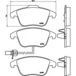 Brembo Σετ τακάκια, Δισκόφρενα - P 85 113X