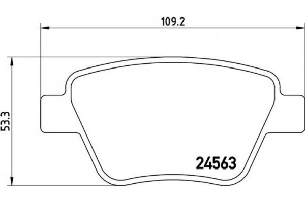 Brembo Σετ τακάκια, Δισκόφρενα - P 85 114X