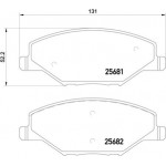 Brembo Σετ τακάκια, Δισκόφρενα - P 85 121