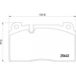 Brembo Σετ τακάκια, Δισκόφρενα - P 85 122